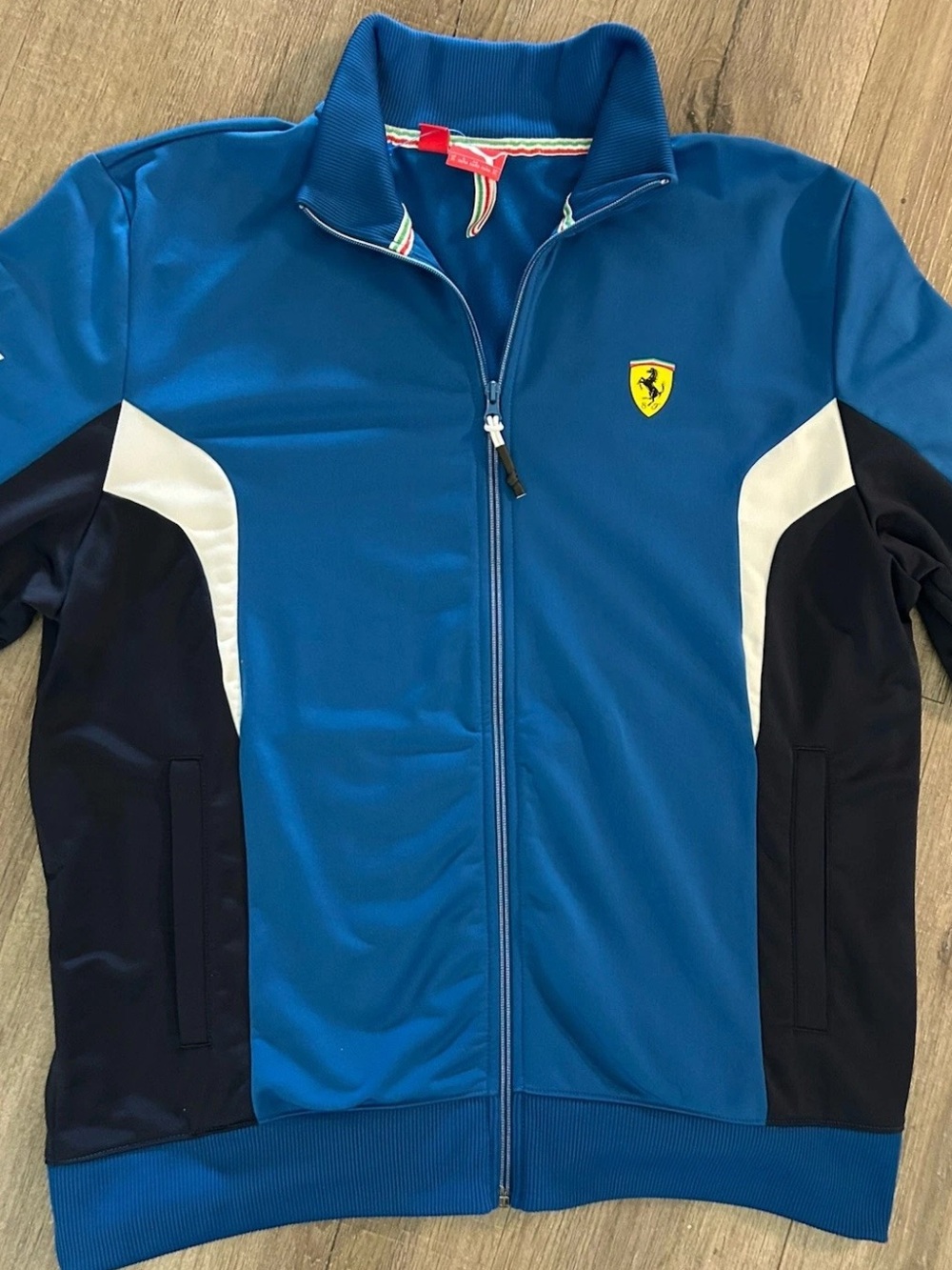 Puma Scuderia Ferrari Formula 1 F1 Team Jacket XL Blue Softshell Full Zip EC
Exc